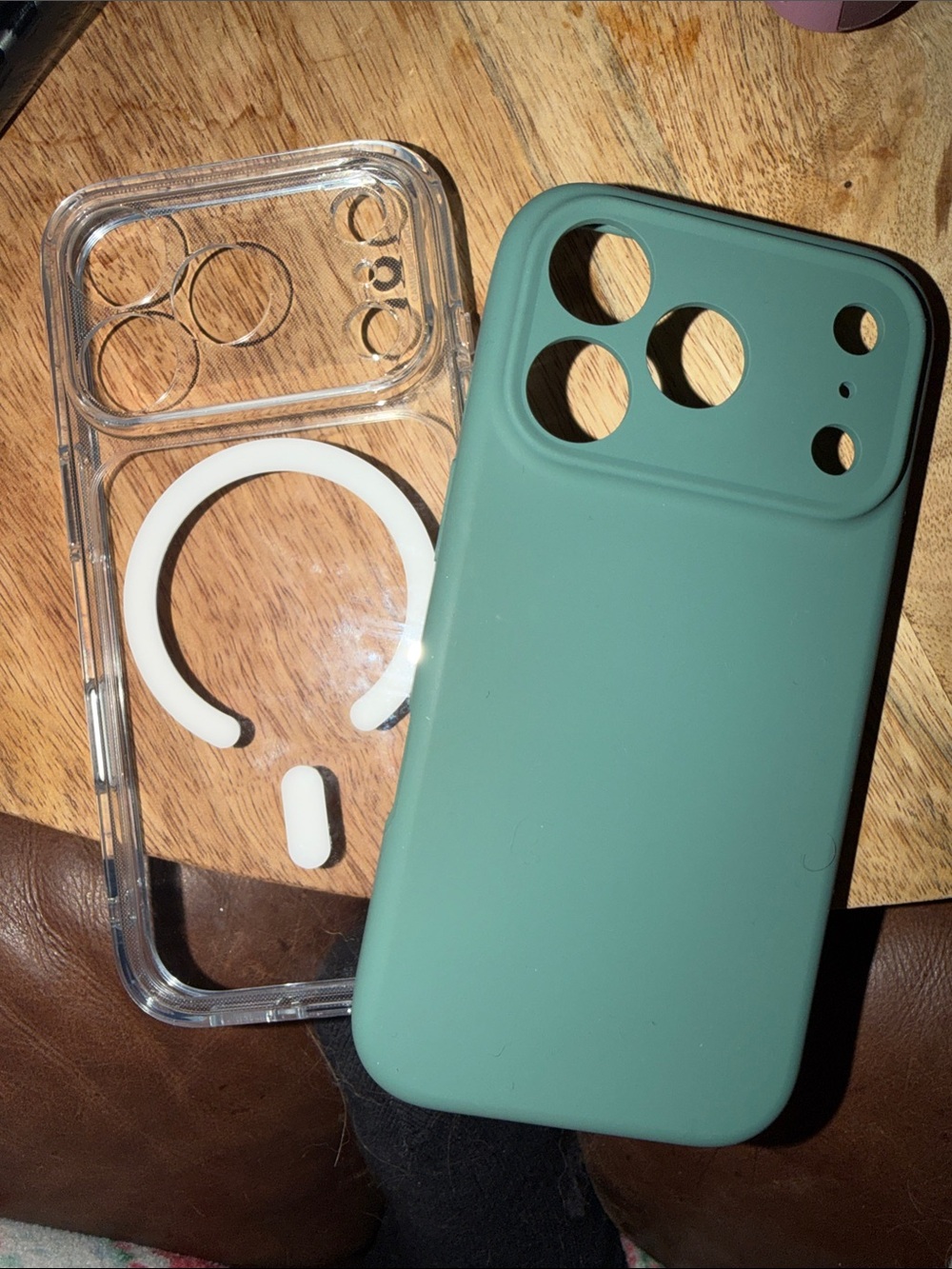 Silicone iPhone Camera Case in Green - Slim Protective Cover